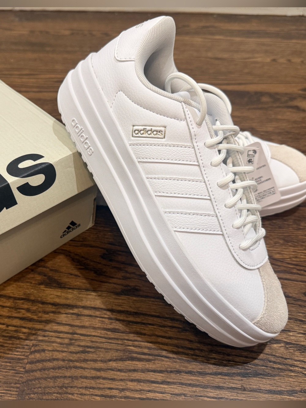 adidas VL Court Bold White 7.5 Women’s